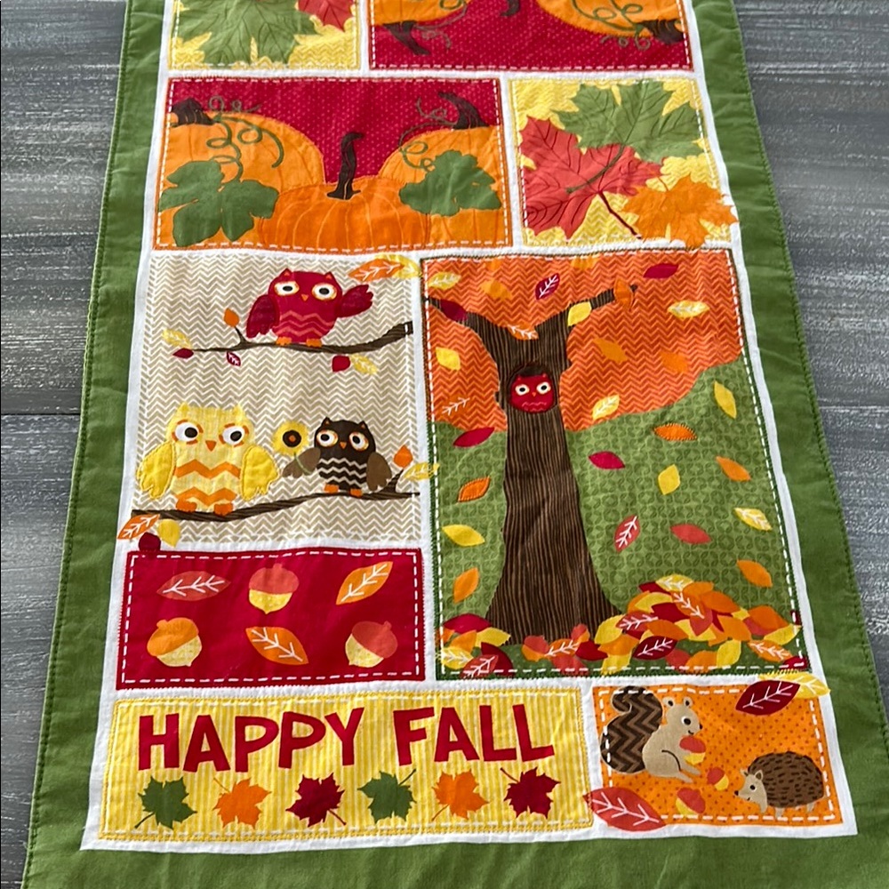 Happy Fall Table Runner - Picture 2 of 3